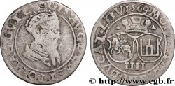 POLOGNE - ROYAUME DE POLOGNE - SIGISMOND II VASA Quatre groschen 1569 Marienburg