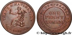 ROYAUME-UNI (TOKENS) 1 Penny “TRADE & NAVIGATION” 1813