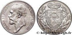 LIECHTENSTEIN 2 Franken Jean II 1924 Berne AU