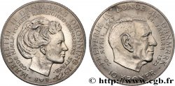 DENMARK 10 Kroner Mort de Frederik IX et accession de Margrethe II au trône 1972 Copenhague