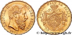 OR, PALLADIUM ET PLATINE INVESTISSEMENT 20 Francs Léopold II 1875 Bruxelles