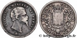 ITALIE 50 Centesimi Victor Emmanuel II Roi élu 1860 Florence