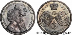 ROYAUME-UNI 5 Pounds 50e anniversaire de mariage de la reine Élisabeth II 1997