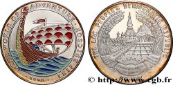 LAO 50 Kip Proof Leif Erikson 1996