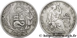 PERU 1/2 Sol “Liberté” 1923 Lima