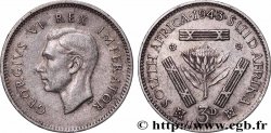 AFRIQUE DU SUD 3 Pence Georges VI 1943 Pretoria
