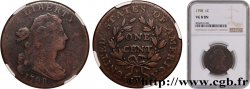 UNITED STATES OF AMERICA 1 Cent type au buste drapé  - 2e type 1798  VG8 NGC