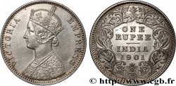 INDES BRITANNIQUES 1 Roupie Victoria 1901  Bombay