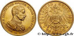GERMANY - PRUSSIA 20 Mark Guillaume II 1913 Berlin