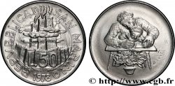 SAINT-MARIN 50 Lire Vue des 3 chateaux /  élève et institutrice 1978 Rome - R SPL