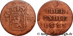 INDIAS NEERLANDESAS 1/4 Stuiver aux armes des Pays-Bas pour Sumatra 1823 Utrecht BC