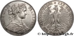 GERMANY - FREE CITY OF FRANKFURT Thaler 1859 Francfort