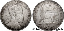 ÄTHIOPEN 1 Birr Menelik II EE1889 1897 Paris fSS