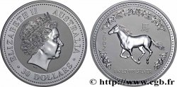AUSTRALIEN 30 Dollars Proof année du cheval  2002 Perth ST