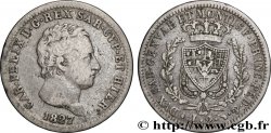 ITALIE - ROYAUME DE SARDAIGNE 2 Lire Charles-Félix  1827 Turin