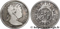 UNITED KINGDOM 1/2 Crown Georges III 1817