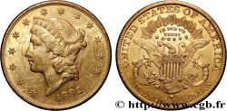 GOLD, PALLADIUM & PLATINUM INVESTMENT 20 Dollars  Liberty  1892 San Francisco