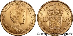 OR, PALLADIUM ET PLATINE INVESTISSEMENT 10 Gulden Wilhelmina 1913 Utrecht