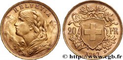 GOLD, PALLADIUM & PLATINUM INVESTMENT 20 Francs or  Vreneli  1947 Berne