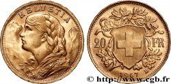 GOLD, PALLADIUM & PLATINUM INVESTMENT 20 Francs or  Vreneli  1947 Berne
