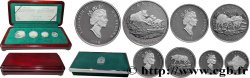 CANADA Coffret Proof Platine - 4 monnaies Loup Gris (Gray Wolf) 2000  BE