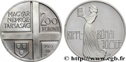 HUNGARY 200 Forint Proof 50e anniversaire de la mort du peintre József Rippl-Rónai 1977