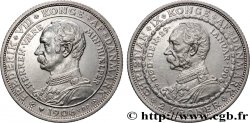 DANEMARK 2 Kroner mort de Christian IX et accession de Frédéric VIII 1906 Copenhague