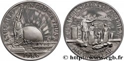 ÉTATS-UNIS D AMÉRIQUE 1/2 Dollar Proof statue de la Liberté / immigrants 1986 San Francisco