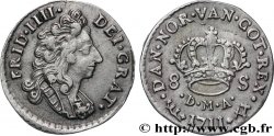 ROYAUME DU DANEMARK - FRÉDÉRIC IV 8 Skilling  1711 Konsberg