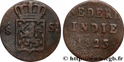 INDES NEERLANDAISES 1/8 Stuiver aux armes d’Utrecht pour Sumatra 1823 Utrecht