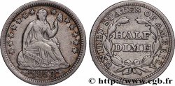 UNITED STATES OF AMERICA 1/2 Dime Liberté assise 1853 Philadelphie