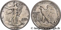 UNITED STATES OF AMERICA 1/2 Dollar Walking Liberty 1943 Philadelphie