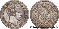 GERMANY - PRUSSIA 1/6 Thaler Frédéric-Guillaume III / écu armorié couronné 1840 Berlin