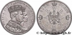 ALLEMAGNE - PRUSSE 1 Thaler couronnement de Guillaume Ier et Augusta 1861 Berlin