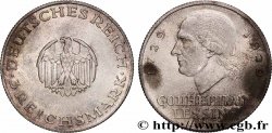 ALLEMAGNE 3 Reichsmark Gotthold Ephraim Lessing 1929 Berlin