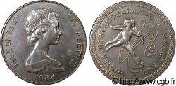 ÎLE DE MAN 1 Crown Elisabeth II J.O. d’hiver de Sarajevo 1984