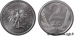 POLAND 2 Zlote aigle 1989 Varsovie