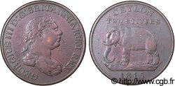 CEYLON 2 Stivers Georges III / éléphant 1815