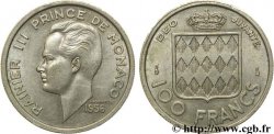 MONACO 100 Francs Rainier III / écu 1956 Paris