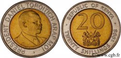 KENYA 20 Shillings Président Daniel Arap Moi 1998