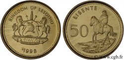 LESOTHO 50 Lisente emblème / cavalier 1998
