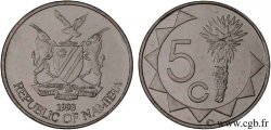 NAMIBIE 5 Cents armes / Aloe 1993