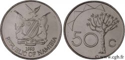 NAMIBIA 50 Cents armes / Aloe dichotoma “arbre carquois” 1993