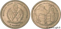 WESTERN SAHARA 5 Pesetas dromadaire et nomade 1992