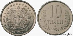 OUZBEKISTAN 10 Tiyin emblème national 1994  SPL