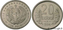 UZBEKISTAN 20 Tiyin emblème national 1994