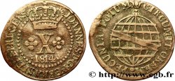 BRAZIL 10 Reis Jean (Joao) prince régent 1814 Rio de Janeiro