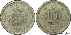 PORTUGAL 100 Réis frappe au nom de Charles Ier 1900