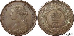 CANADA 1 Cent Nova Scotia Victoria / couronne 1861