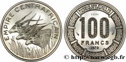 REPUBBLICA CENTRAFRICANA Essai de 100 Francs “Empire Centrafricain” antilopes 1978 Paris